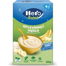 Hero Baby Sütlü Muzlu Pirinçli 200 gr Kaşık Mama