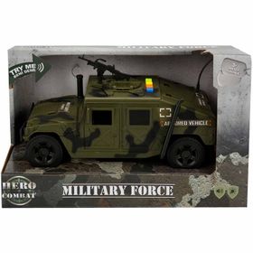 Hero Combat Sesli ve Işıklı Askeri Hummer Jeep Yeşil