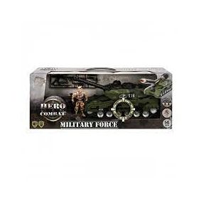 Hero Combat Sesli Ve Işıklı Askeri Tank Oyun Seti