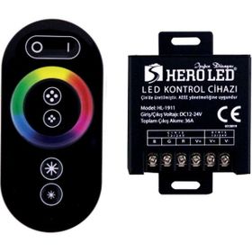 Hero Led 36 Amper Touch Dokunmatik Rgb LED Kontrol Cihazı