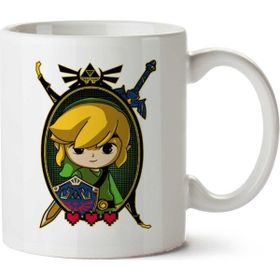 Hero of Time Portrait Legend of Zelda Baskılı Kupa