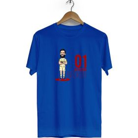 Hero Tasarım BLL1208 Alisson Becker Lacivert Bisiklet Yaka Kısa Kollu Unisex T-shirt