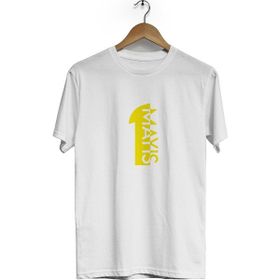 Hero Tasarım BLL1415 Beyaz 1 Mayıs Bisiklet Yaka Kısa Kollu Erkek T-shirt