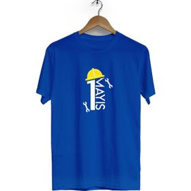 Hero Tasarım BLL1416 Lacivert 1 Mayıs Bisiklet Yaka Kısa Kollu Erkek T-shirt