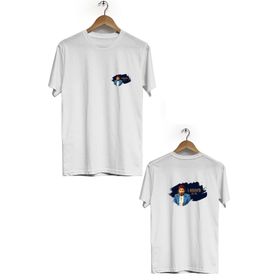 Hero Tasarım BLL1505 1.Abdulhamid Bisiklet Yaka Kısa Kollu Beyaz T-shirt