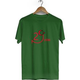 Hero Tasarım BLL1524 29 Ekim Bisiklet Yaka Kısa Kollu Haki T-shirt