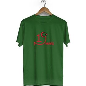 Hero Tasarım BLL1540 Haki 19 Mayıs Bisiklet Yaka Kısa Kollu Erkek T-shirt
