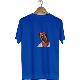 Hero Tasarım BLL1637 2Pac Bisiklet Yaka Kısa Kollu Lacivert T-shirt