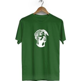 Hero Tasarım BLL1692 2Pac Bisiklet Yaka Kısa Kollu Haki T-shirt