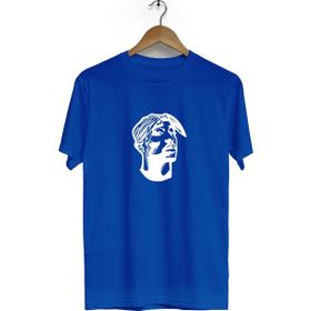 Hero Tasarım BLL1692 2Pac Bisiklet Yaka Kısa Kollu Lacivert T-shirt