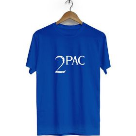 Hero Tasarım BLL1698 2Pac Bisiklet Yaka Kısa Kollu Lacivert T-shirt