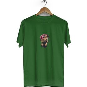 Hero Tasarım BLL1699 2Pac Bisiklet Yaka Kısa Kollu Haki T-shirt