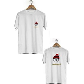 Hero Tasarım BLL176 Beyaz Erkek T-shirt