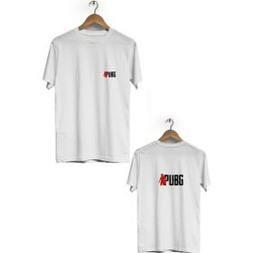 Hero Tasarım BLL1808 Siyah Pubg Ön Arka Baskılı Bisiklet Yaka Erkek T-shirt