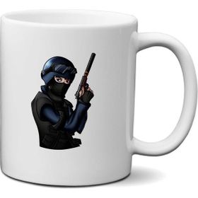 Hero Tasarım BLL1811 Hobi Shop Csgo Soldier Baskılı Kupa Bardak