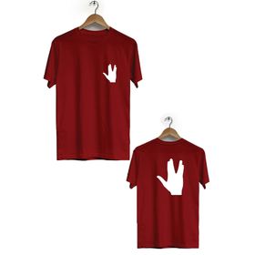 Hero Tasarım BLL2531 Bordo Erkek T-shirt