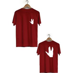 Hero Tasarım BLL2531 Bordo Erkek T-shirt