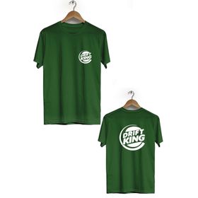 Hero Tasarım BLL2918 Sarı Drift King Ön Arka Baskılı Bisiklet Yaka Kısa Kollu Erkek T-shirt
