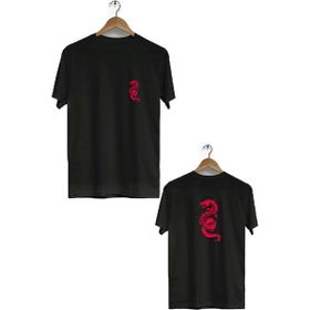 Hero Tasarım BLL2942 Siyah Erkek T-shirt