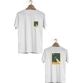 Hero Tasarım BLL577 Beyaz Erkek T-shirt