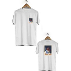 Hero Tasarım BLL583 Beyaz Erkek T-shirt