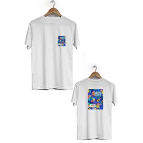 Hero Tasarım BLL590 Beyaz Erkek T-shirt