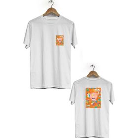 Hero Tasarım BLL592 Beyaz Erkek T-shirt
