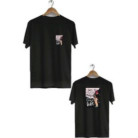 Hero Tasarım BLL594 Siyah Erkek T-shirt