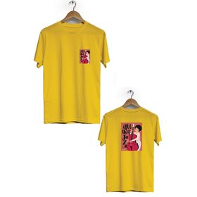 Hero Tasarım BLL596 Sarı Erkek T-shirt