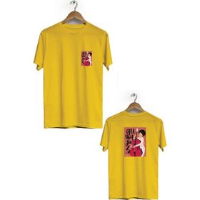 Hero Tasarım BLL596 Sarı Erkek T-shirt