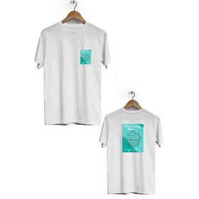 Hero Tasarım BLL668 Beyaz Erkek T-shirt