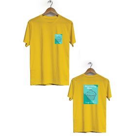 Hero Tasarım BLL668 Sarı Erkek T-shirt