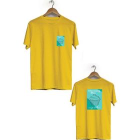 Hero Tasarım BLL668 Sarı Erkek T-shirt