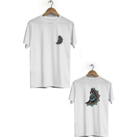 Hero Tasarım BLL705 Beyaz Erkek T-shirt