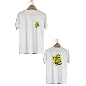 Hero Tasarım BLL708 Beyaz Hat Sanatı Ön Arka Baskılı Bisiklet Yaka Erkek T-shirt