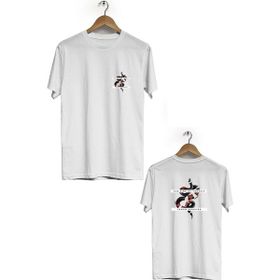 Hero Tasarım BLL845 Beyaz Erkek T-shirt