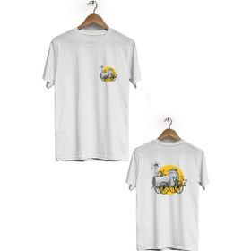 Hero Tasarım BLL875 Beyaz Erkek T-shirt