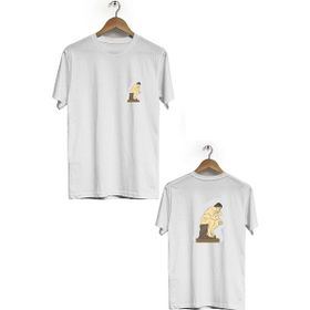 Hero Tasarım BLL884 Beyaz Erkek T-shirt