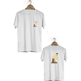 Hero Tasarım BLL884 Beyaz Erkek T-shirt
