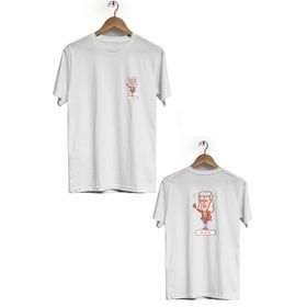 Hero Tasarım BLL894 Beyaz Erkek T-shirt