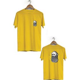 Hero Tasarım BLL915 Sarı Erkek T-shirt