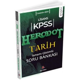 Herodot 2024 KPSS Lisans Tarih Tamamı Çözümlü Soru Bankası