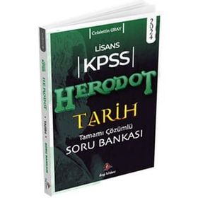 Herodot 2024 KPSS Lisans Tarih Tamamı Çözümlü Soru Bankası