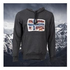 Herotasarım Siyah Baskılı Sweatshirt