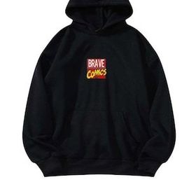 Herotasarım Siyah Baskılı Sweatshirt