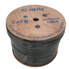 Herz 23AWG 305 m Dış Ortam Outdoor CAT6 Kablo