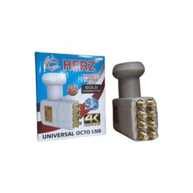 Herz HR-908 Octo Sekizli LNB 0.1db Full Hd 4k