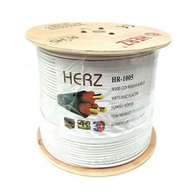 Herz RG6U4 500 m Beyaz Uydu Anten Kablosu
