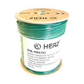 Herz RG6U6 300 m Yeşil Uydu Anten Kablosu