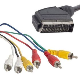 Herz Scart 6 Rca Stereo Standart 1.5 Metre Kablo